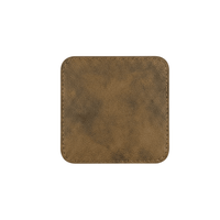 4 Pack Original Leather Coasters Set with Holder – 4 Inch Round Drink Mats - 