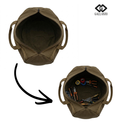Premium Heavy Duty Canvas Tool Bag-Small Cylindrical Tool Bag