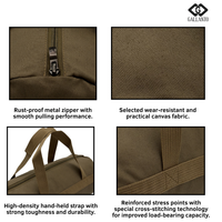 Premium Heavy Duty Canvas Tool Bag-Small Cylindrical Tool Bag