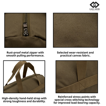 Premium Heavy Duty Canvas Tool Bag-Small Cylindrical Tool Bag