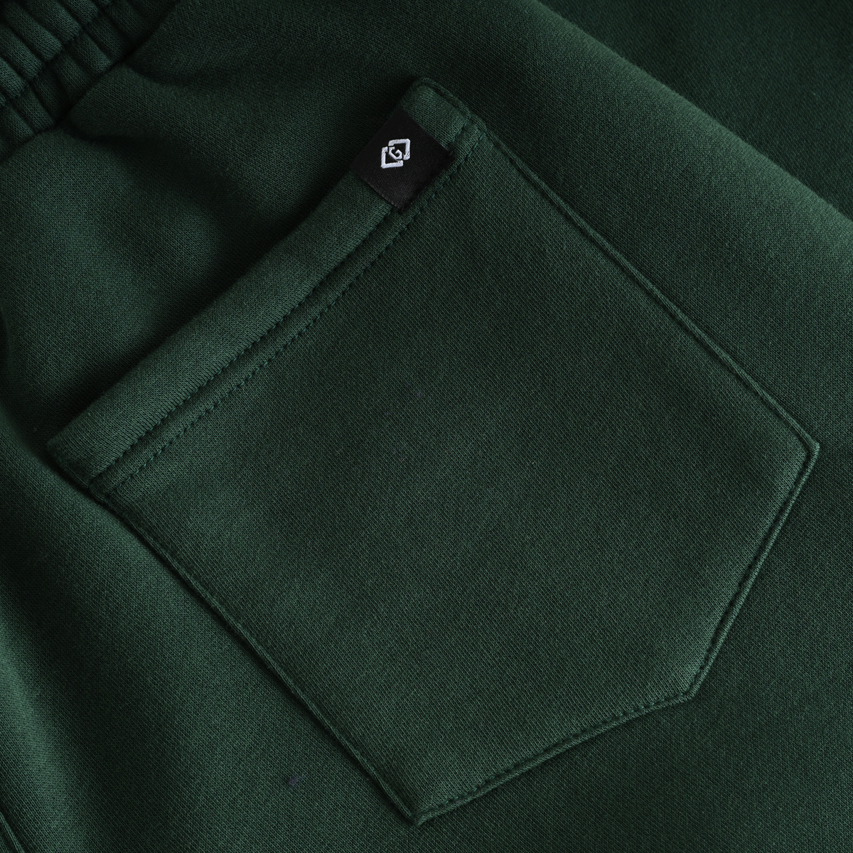 Organic Cotton Track Pant with Fleece and Elasticated Waistband