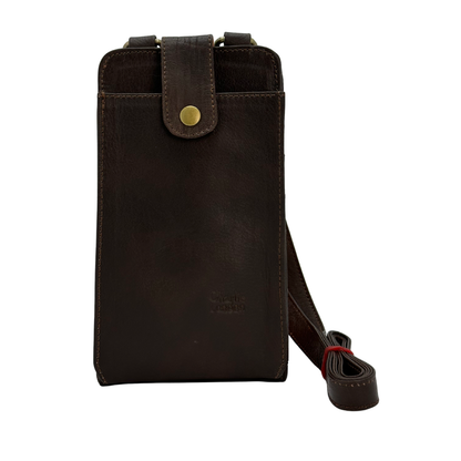 Ladies Cross Body Bag Genuine Buffalo Leather Card Holder Purse