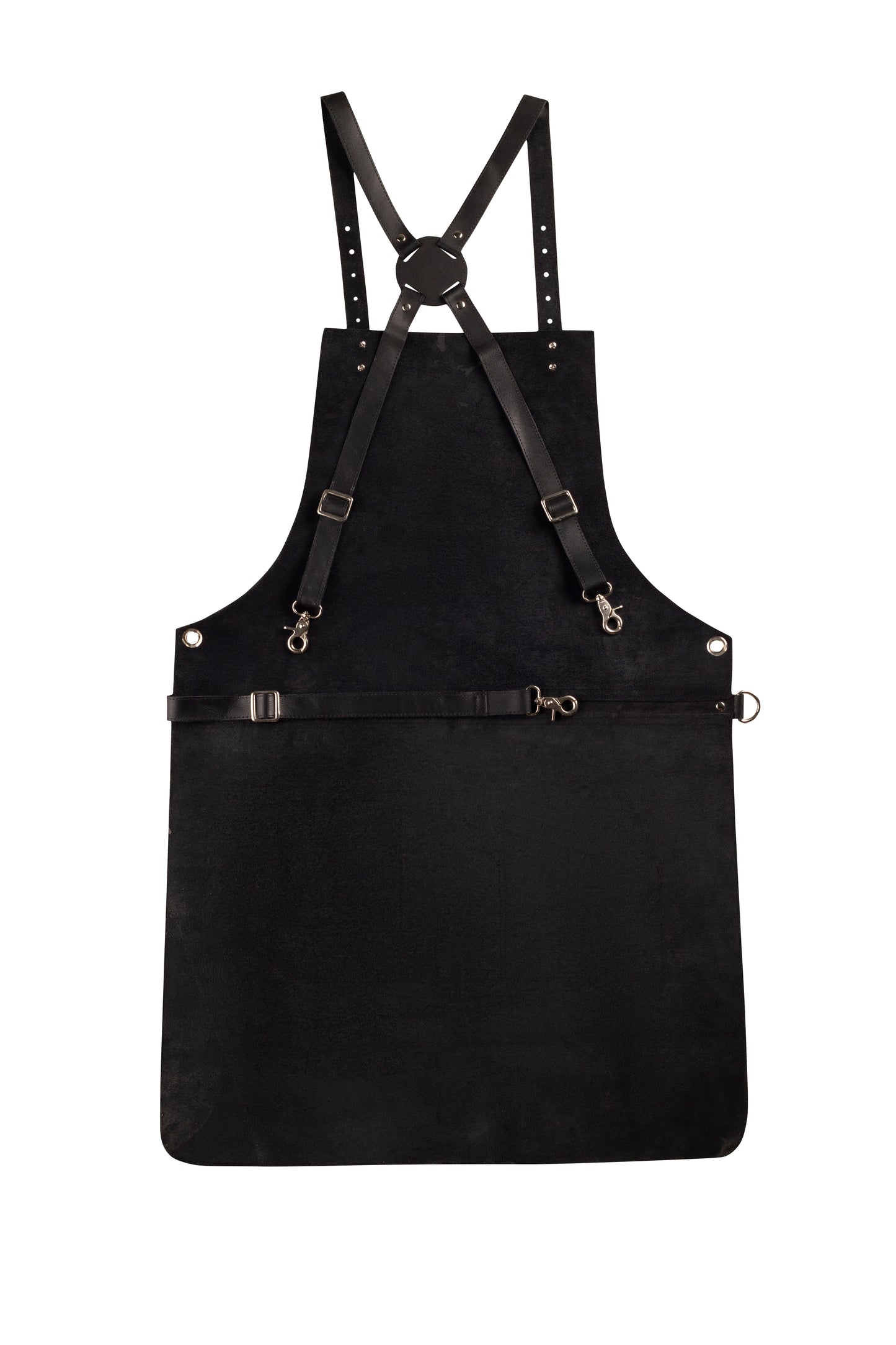 real leather multi-pocket apron butcher apron - bbq apron - cooking apron