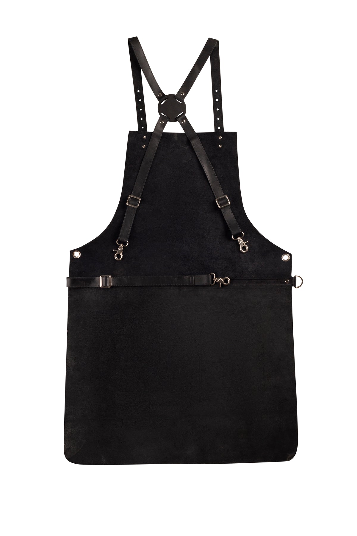 Real Leather Multi-Pocket Apron Butcher Apron - BBQ Apron - Cooking Apron