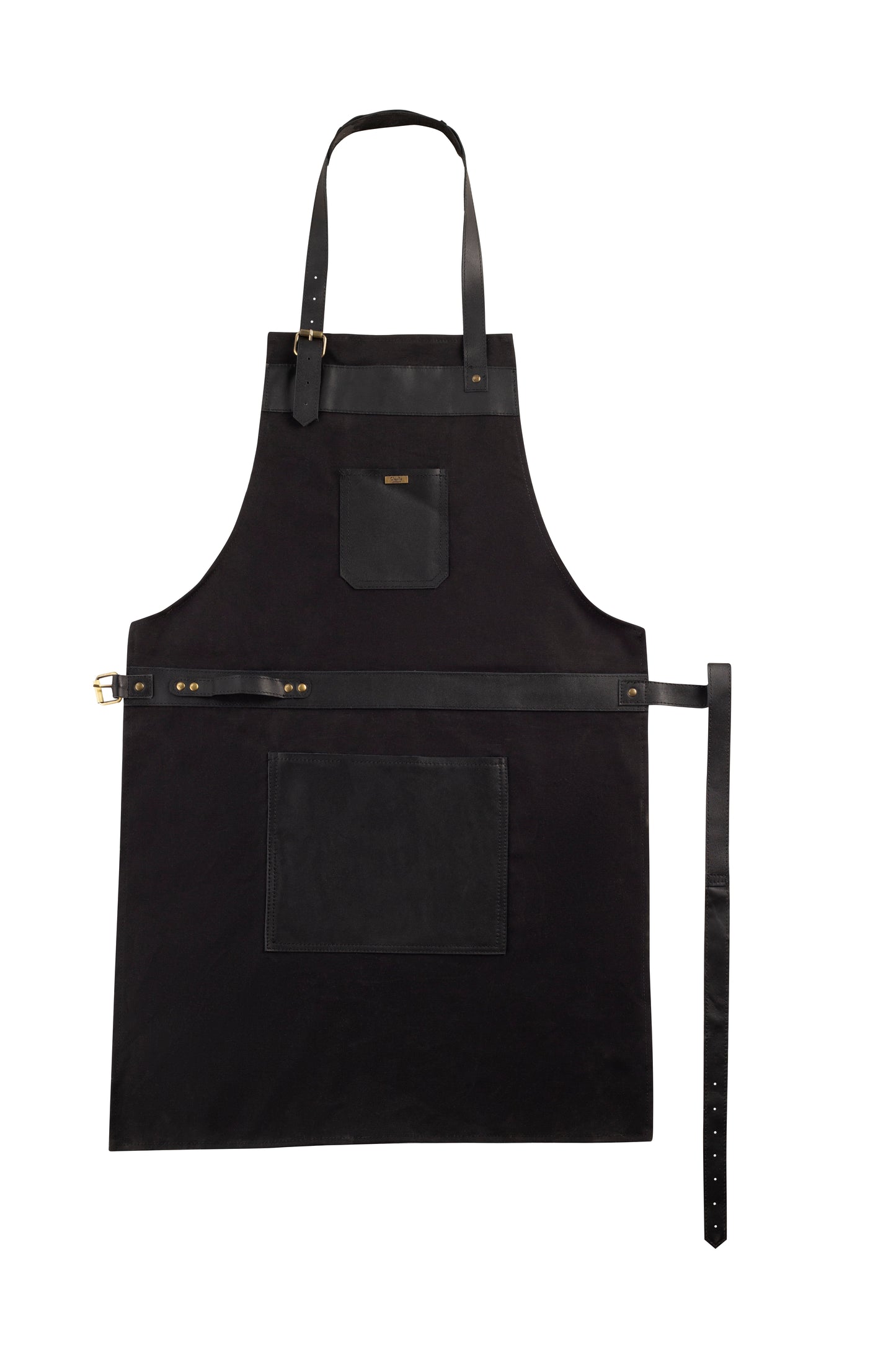 apron with leather straps – ideal for bbq, grilling, woodworking, chefs, and butchers