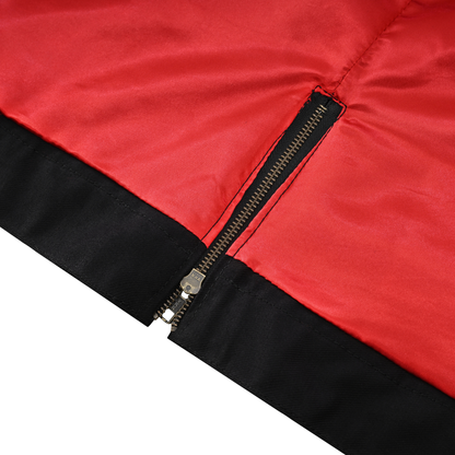 Women Waistcoat in Black Cotton Twill with Multiple Pockets