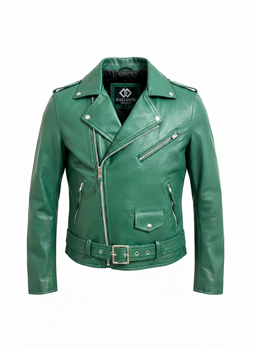 Black Classic Womens Brando Motorcycle Leather Jacket Ladies Biker Cowhide