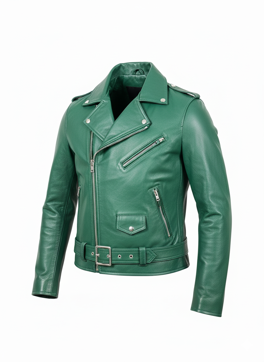 Black Classic Womens Brando Motorcycle Leather Jacket Ladies Biker Cowhide
