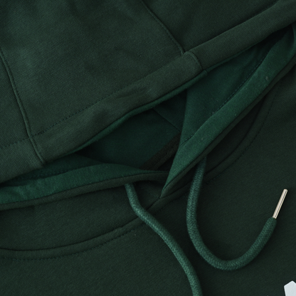 Hoodies for Men in Cotton Fleece with Ribbed Finish