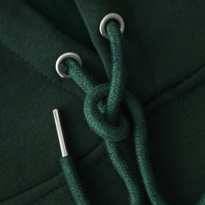 Hoodies for Men in Cotton Fleece with Ribbed Finish