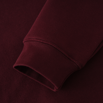 Hoodies for Men in Cotton Fleece with Ribbed Finish