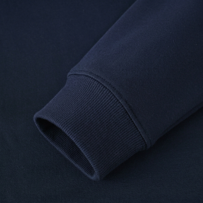 Hoodies for Men in Cotton Fleece with Ribbed Finish