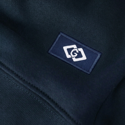Hoodies for Men in Cotton Fleece with Ribbed Finish