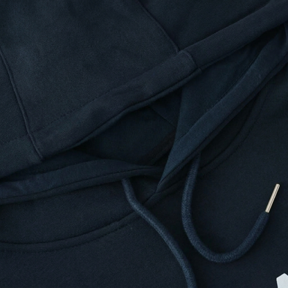 Hoodies for Men in Cotton Fleece with Ribbed Finish