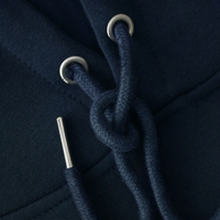 Hoodies for Men in Cotton Fleece with Ribbed Finish