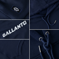 Hoodies for Men in Cotton Fleece with Ribbed Finish