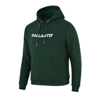 Hoodies for Men in Cotton Fleece with Ribbed Finish