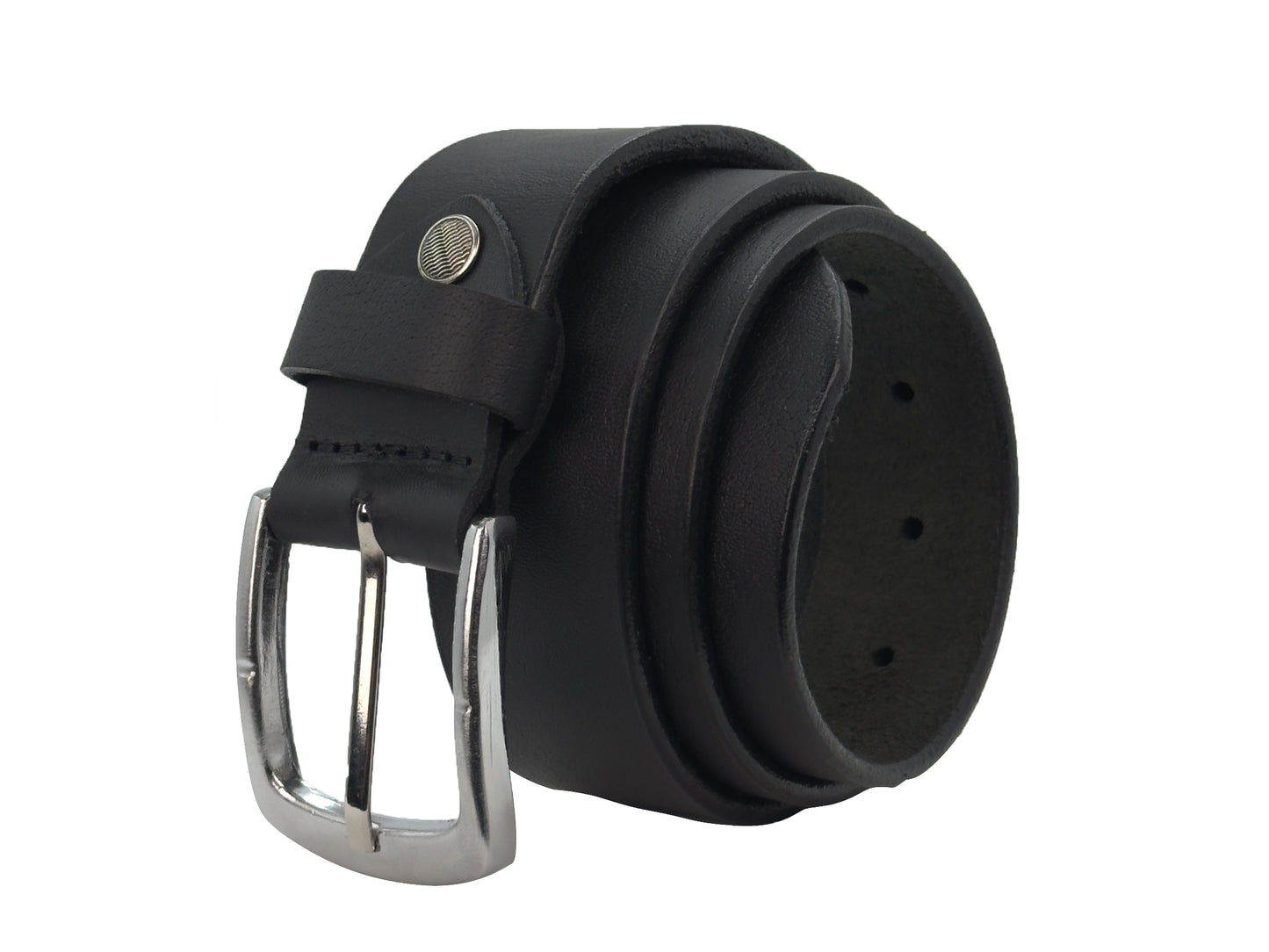 leather belts for men plain genuine leather belt black & brown