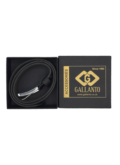 Leather Belts for Men Plain Genuine Leather Belt Black & Brown