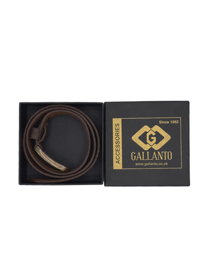 Leather Belts for Men Plain Genuine Leather Belt Black & Brown