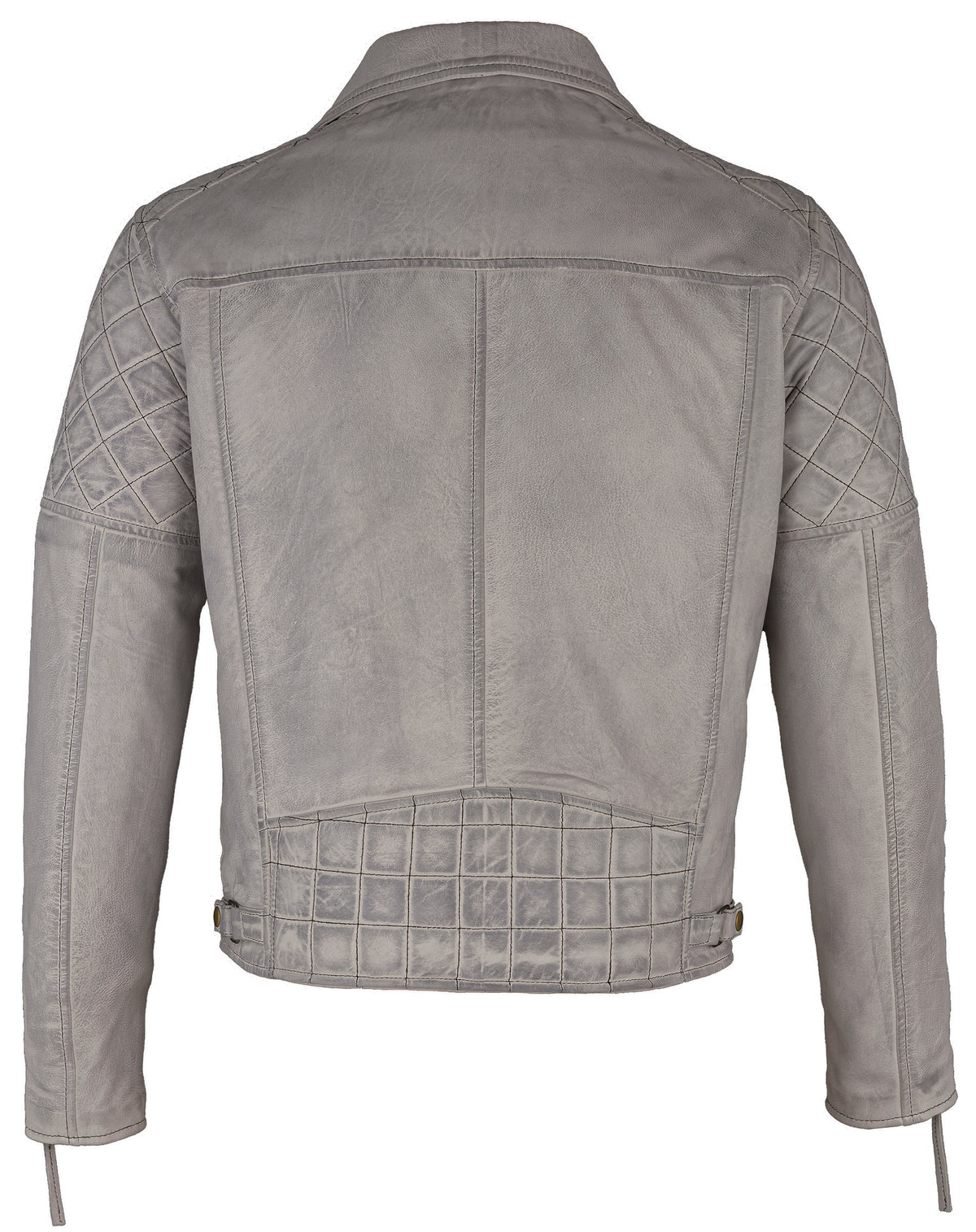mens ashwood diamond vintage brown biker style leather jacket