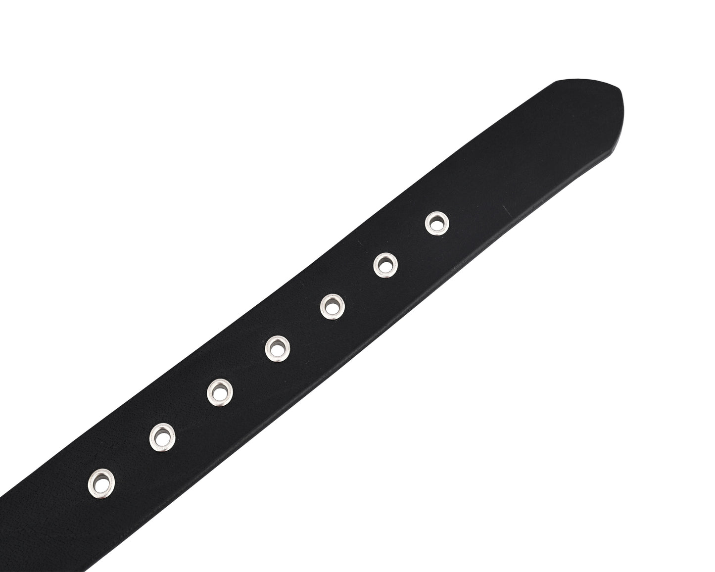 premium leather belts with round pyramids design & steel buckle for all