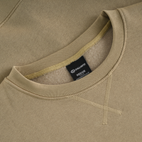 Mens Sweatshirts in Organic Cotton with Embroided Logo Crew Neck