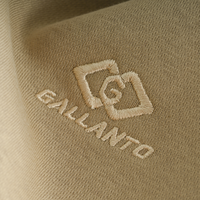 Mens Sweatshirts in Organic Cotton with Embroided Logo Crew Neck
