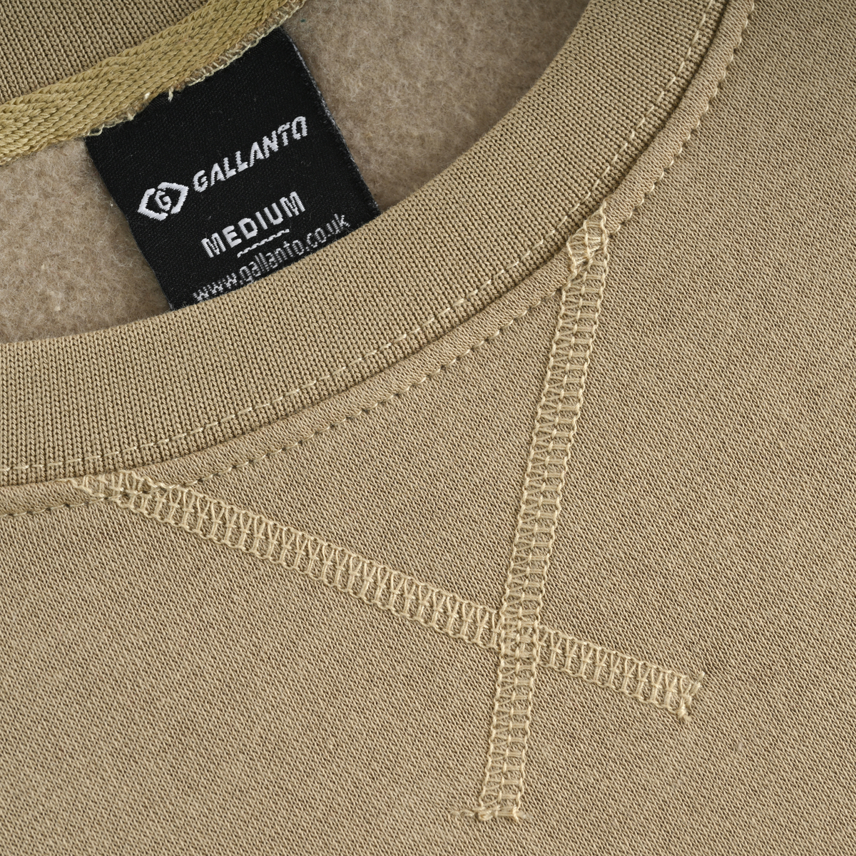 mens sweatshirts in organic cotton with embroided logo crew neck
