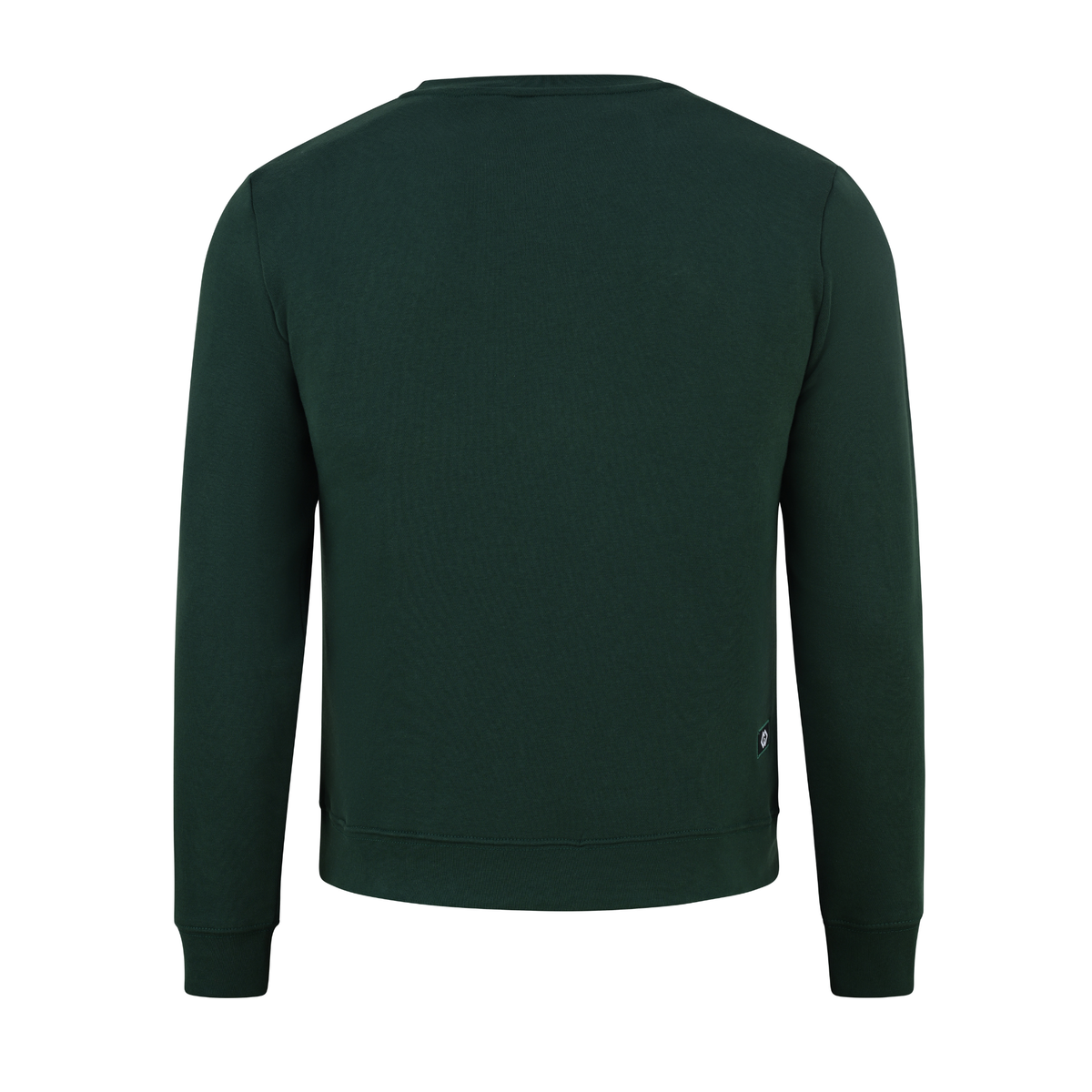 mens sweatshirts in organic cotton with embroided logo crew neck