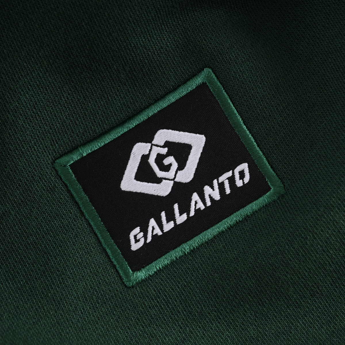 mens sweatshirts in organic cotton with embroided logo crew neck