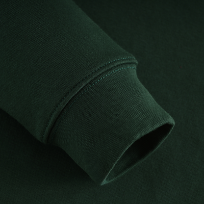 Mens Sweatshirts in Organic Cotton with Embroided Logo Crew Neck