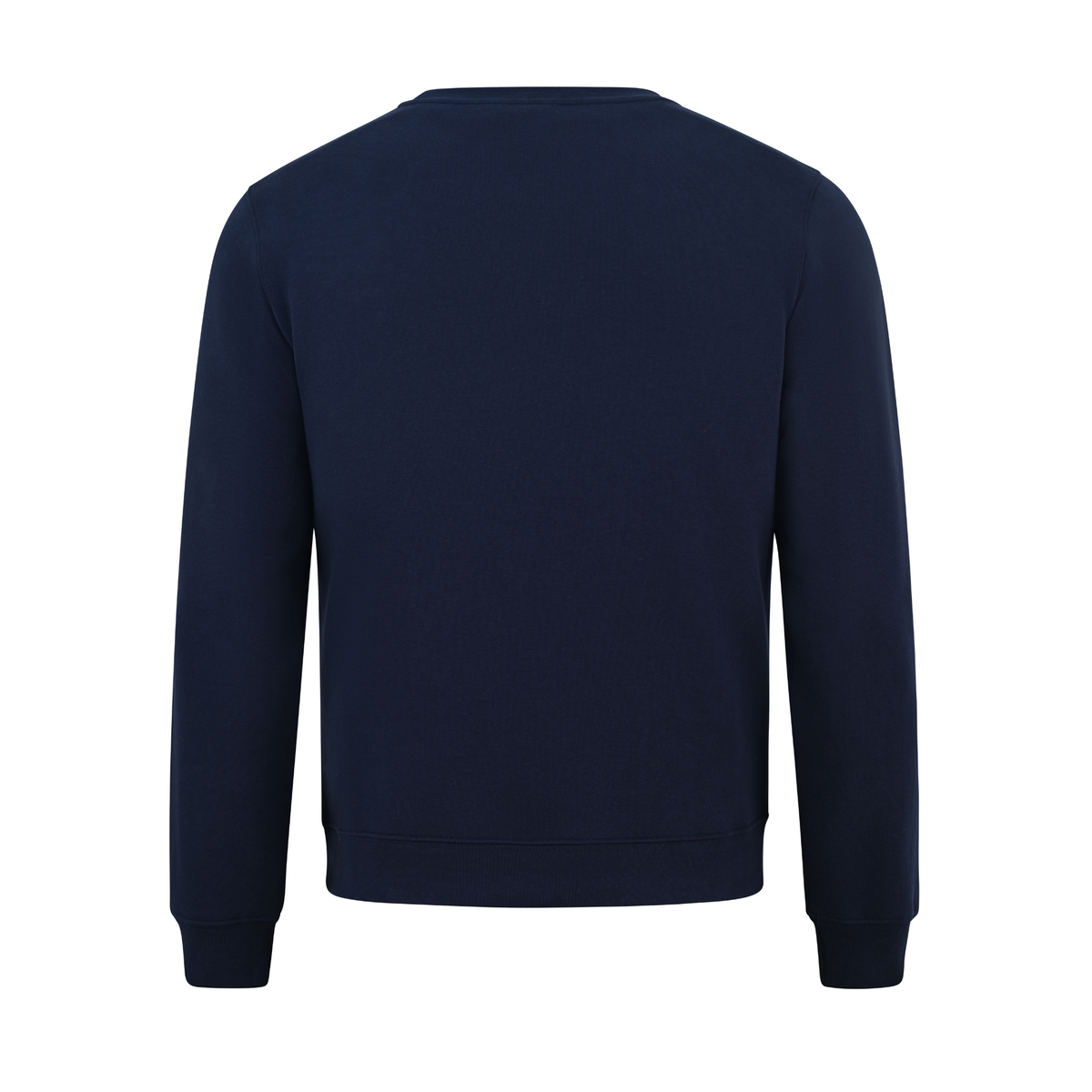 mens sweatshirts in organic cotton with embroided logo crew neck