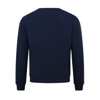 Mens Sweatshirts in Organic Cotton with Embroided Logo Crew Neck