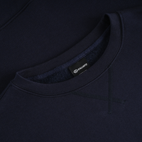 Mens Sweatshirts in Organic Cotton with Embroided Logo Crew Neck