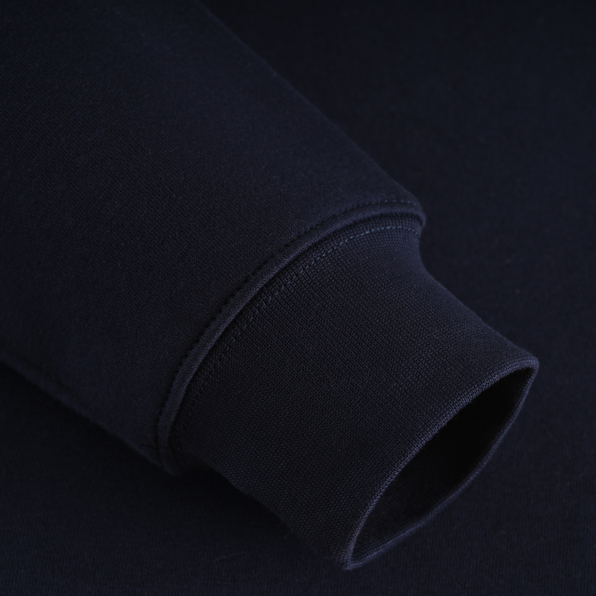 mens sweatshirts in organic cotton with embroided logo crew neck