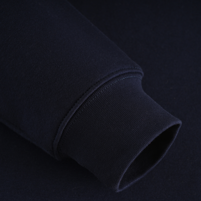 Mens Sweatshirts in Organic Cotton with Embroided Logo Crew Neck