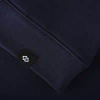 Mens Sweatshirts in Organic Cotton with Embroided Logo Crew Neck