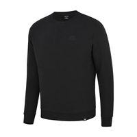 Mens Sweatshirts in Organic Cotton with Embroided Logo Crew Neck