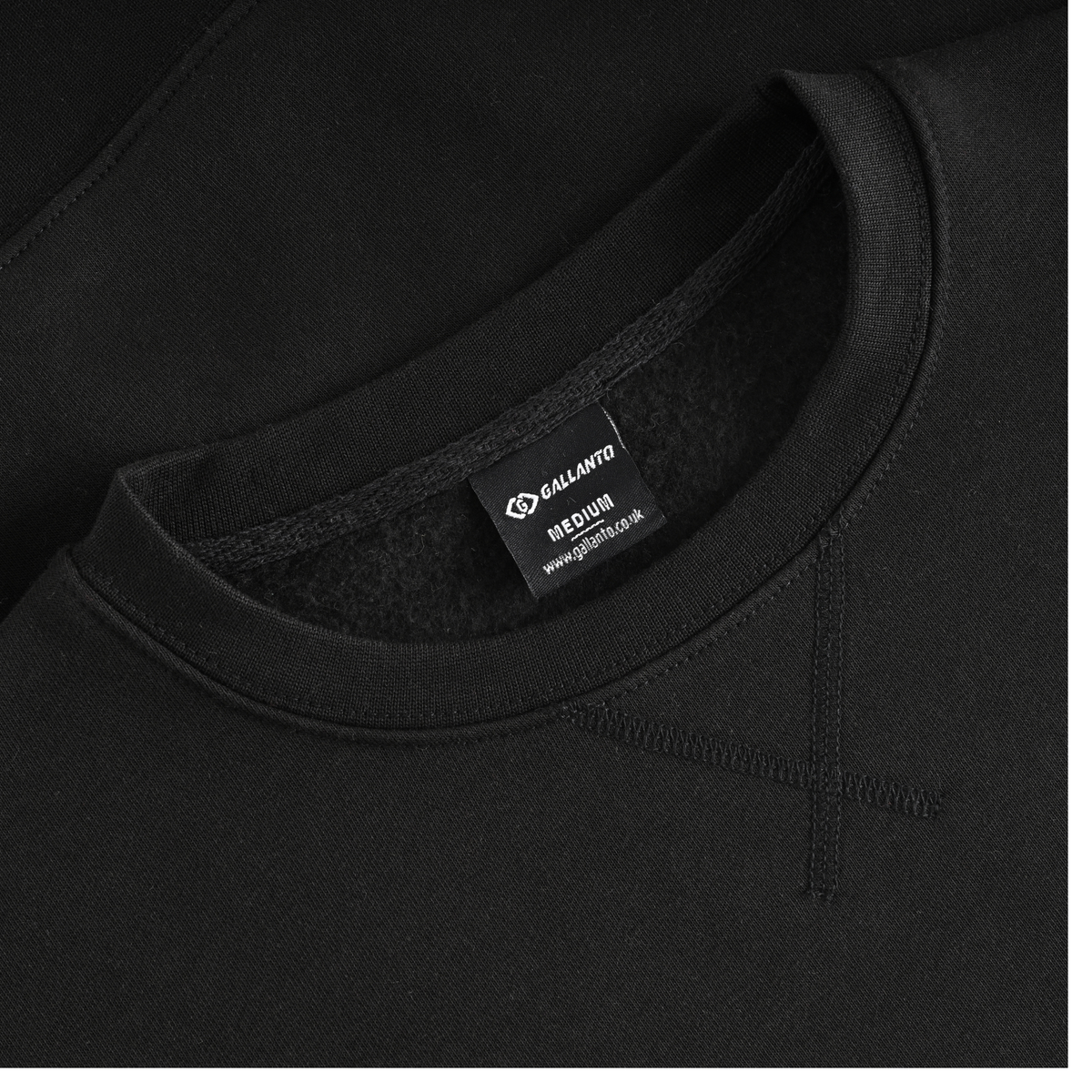 mens sweatshirts in organic cotton with embroided logo crew neck