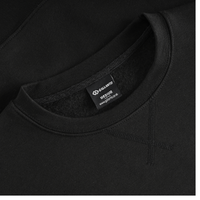 Mens Sweatshirts in Organic Cotton with Embroided Logo Crew Neck