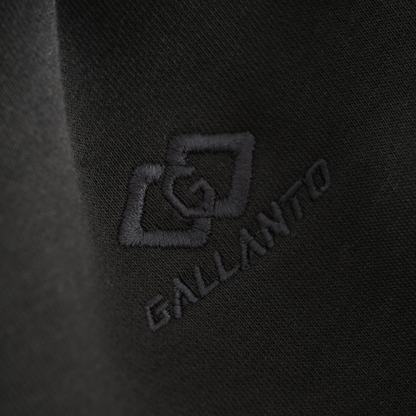 Mens Sweatshirts in Organic Cotton with Embroided Logo Crew Neck