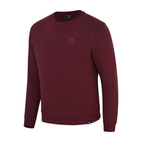 Mens Sweatshirts in Organic Cotton with Embroided Logo Crew Neck