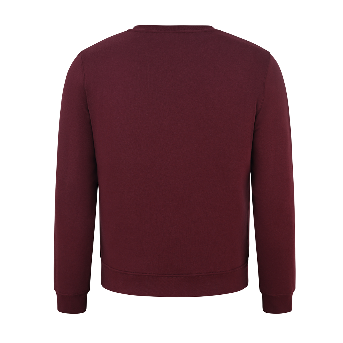 mens sweatshirts in organic cotton with embroided logo crew neck