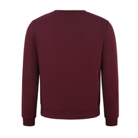 Mens Sweatshirts in Organic Cotton with Embroided Logo Crew Neck
