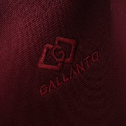 Mens Sweatshirts in Organic Cotton with Embroided Logo Crew Neck