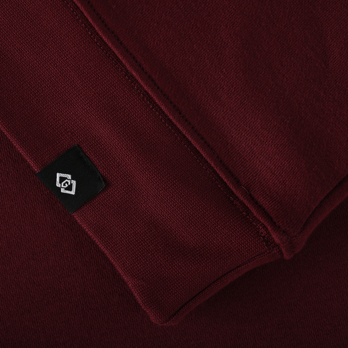mens sweatshirts in organic cotton with embroided logo crew neck
