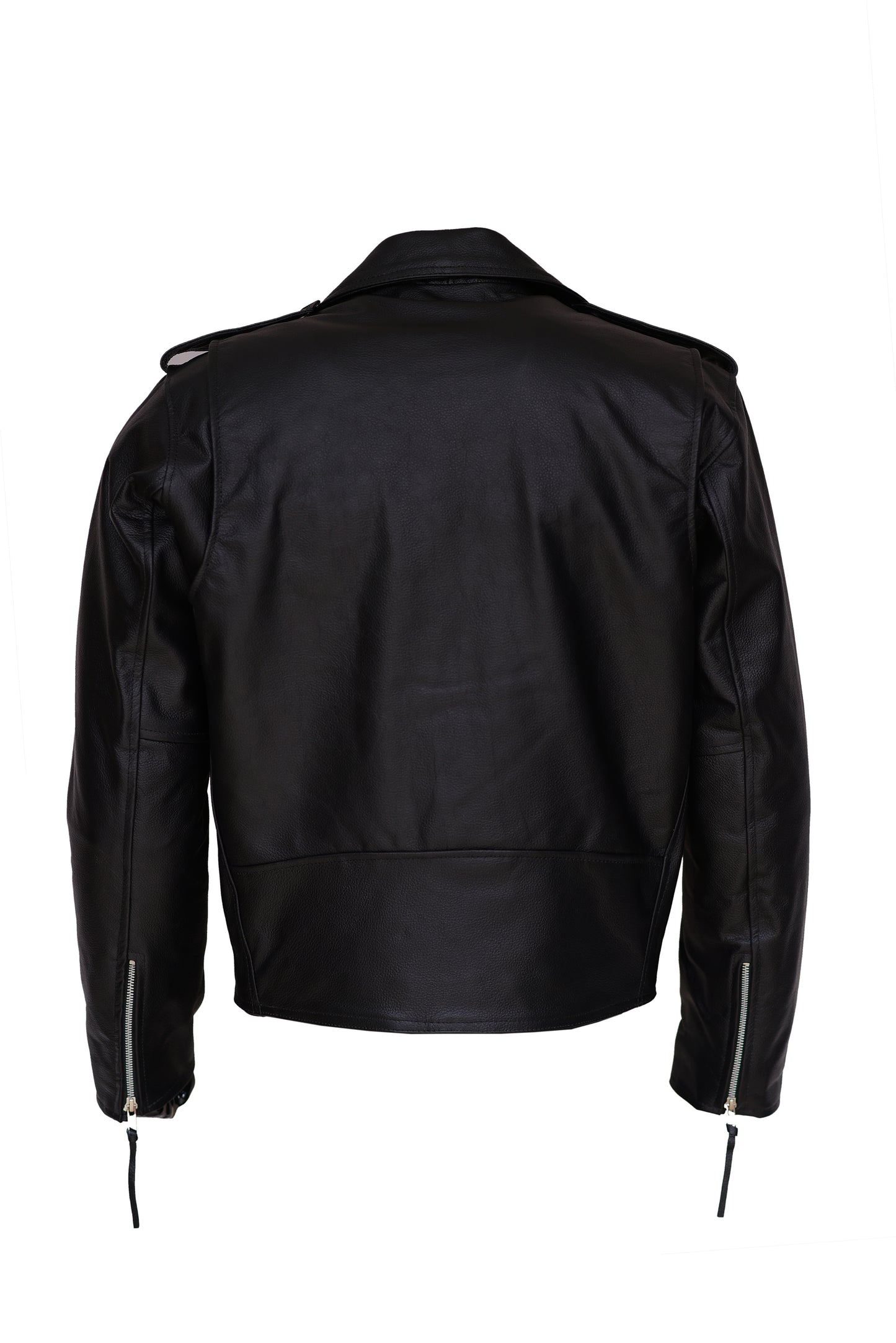 men's leather jackets-full grain cowhide brando biker jacket