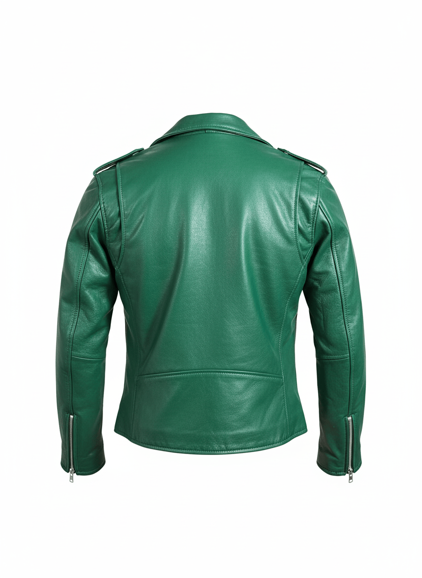 Black Classic Womens Brando Motorcycle Leather Jacket Ladies Biker Cowhide - 