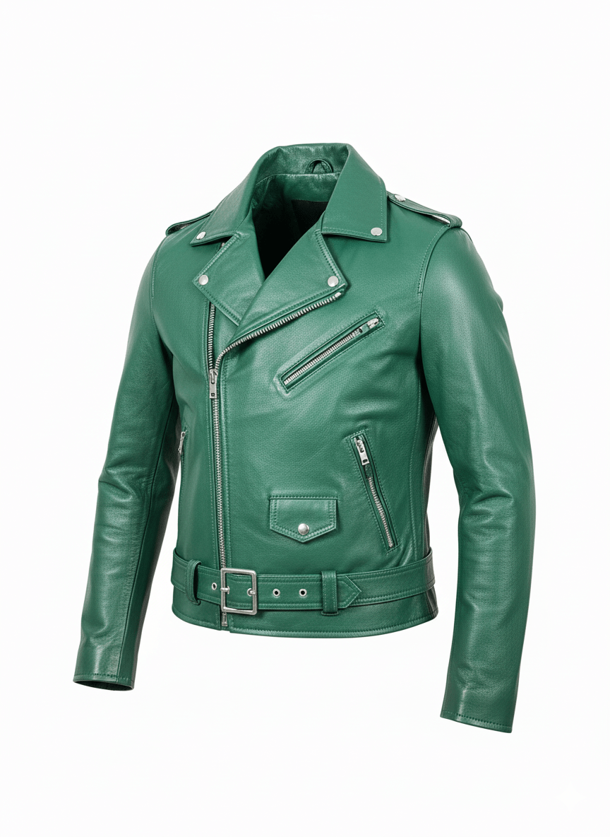 Black Classic Womens Brando Motorcycle Leather Jacket Ladies Biker Cowhide - 